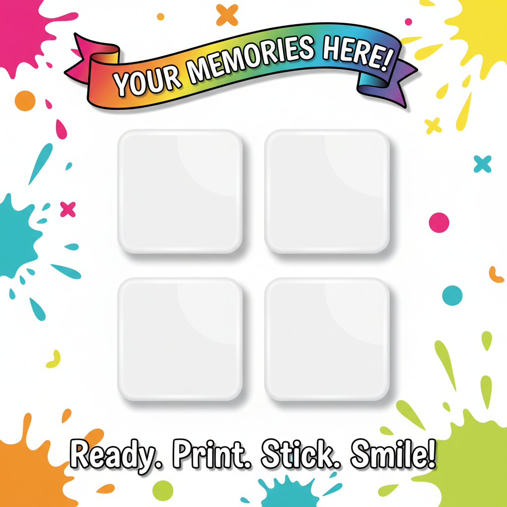 4-Piece Photo Magnet Puzzle